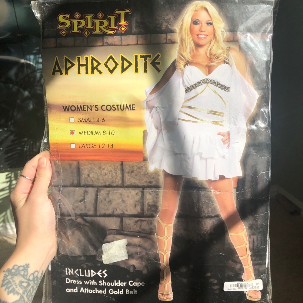 Aphrodite Goddess Cosplay Costume Dress